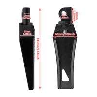 Pijakan Kaki Belakang Pria untuk Sepeda Motor Harley Sportster Touring Road Street Glide Softail Dyna
