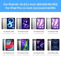 Clavier ultra-mince pour iPad Air 11 "/ 10.9" Air 5th 4th Gen/Pro 11 "multi-touch, clavier en alliage d'aluminium