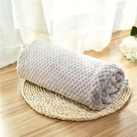 Couverture pour animaux de compagnie en polaire corail toutes saisons, pliable et portable, douce, respirante, respectueuse de l'environnement, pour chats, chiens, petits animaux