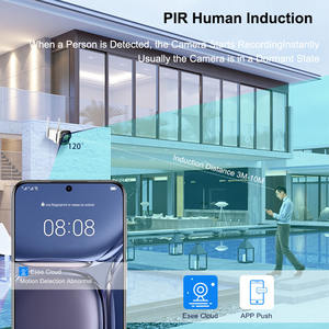 10 шт., уличная беспроводная аккумуляторная камера 4 Мп, 10 дюймов - Product Image 5