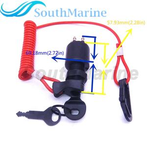 175974 5005801 Interrupteur d'allumage et ensemble de clés avec cordon pour <span class=keywords><strong>moteur</strong></span> hors-bord OMC Johnson <span class=keywords><strong>Evinrude</strong></span> 40-200HP - Product Image 6
