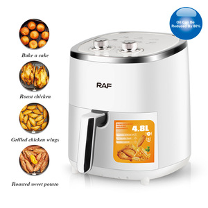 Nouvelle Friteuse à Air Intelligente Sans Fumée 2026 en Acier Inoxydable, Friteuse Électrique Mécanique Grande Capacité pour Frites - Product Image 3