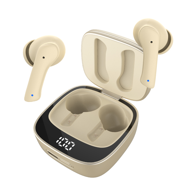 Hot Sales JL Chipset Bluetooth 5.3 Headphones In-Ear Gaming Headset Low Latency Wireless Earbuds LED Display Sports Tws Earphone