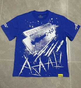 Camisetas de Verano Estilo Hip Hop para Hombre con Estampado <span class=keywords><strong>Vintage</strong></span> <span class=keywords><strong>Ropa</strong></span> de Calle de Algodón Holgada THAT'S AN AWFUL LOT OF COUGH SYRUP - Product Image 2