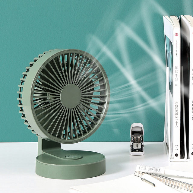 4inch 6inch USB Mini Rechargeable Portable Desktop Fan Air Cooling Table Fan