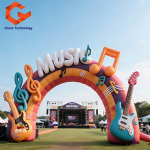 Arche gonflable pour festival de musique, événements en plein air, entrées de scène gonflables pour décorations - Product Image 1