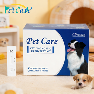 Kit de <span class=keywords><strong>test</strong></span> rapide réutilisable pour animaux de compagnie : Détection des virus CDV et Parvo chez les chiens – Bandelettes de diagnostic vétérinaire pour cliniques vétérinaires - Product Image 6