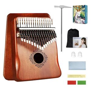 Huyo - Piano de Pulgar Profesional de 17 Teclas y Kalimba Afinada, de Madera y Metal, Portátil para Principiantes - Regalo para Aliviar el Estrés en Cumpleaños/Festivales - Product Image 2