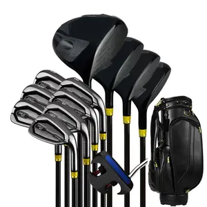 Ensemble de Club de <span class=keywords><strong>Golf</strong></span> noir, <span class=keywords><strong>2022</strong></span> Tour, mat, pilote de coin, Putter Iron, marque OEM - Product Image 1