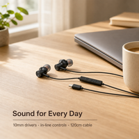 Practical Type C In-Ear Wired Earphone with Microphone Handsfree Earbuds Volume Adjustment 10mm Driver Bulk Wholesale