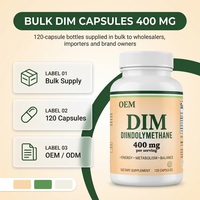 Capsules de DIM (Diindolylméthane) 400 mg en vrac, fabricant de compléments alimentaires en marque privée, OEM