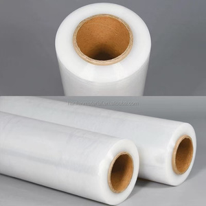 Pellicola per Imballaggio in <span class=keywords><strong>PE</strong></span>, <span class=keywords><strong>Film</strong></span> Estensibile ad Alta Resistenza, Trasparente Bianco Protettivo, Rotolo Grande per Uso Industriale e Imballaggio Merci - Product Image 5
