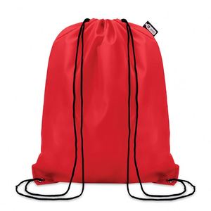 Bolsa con Cordón Clásica Impermeable con Logotipo Personalizado Promocional, 190T RPET, Cuerdas de PP, Ecológica, Hecha con Botellas de Plástico Recicladas - Product Image 5