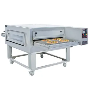 Doppel deck Industrie gas 4 Pizzen Ofen Elektro Gas Backen Horno Pizza ofen