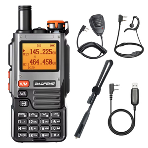 Baofeng UV-K61 talkie-walkie Air pleine bande type-c fréquence sans fil longue portée Portable UHF VHF UV5RRécepteur bidirectionnel Radios jambon - Product Image 1