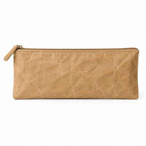 Estuche para Lápices Lavable de Papel Kraft, Bolsa de Papelería para Estudiantes, Logotipo Personalizado, Proveedor Mayorista, Venta al Por Mayor - Product Image 1