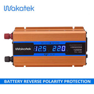 WAKATEK 350W 700W 900W DC 12 볼트 24 48 60 72V AC 220 볼트 홈 컨버터 태양 전원 수정 사인파 인버터 - Product Image 3