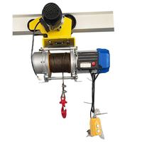 Palans électriques portables à 4 voies, 1 tonne, 7/14 m/min, avec câble métallique, neufs, pour restaurants et hôtels, 110V/220V/380V/440V