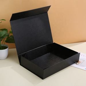 Textured Cosmetic Magnetic <b>Foldable</b> <b>Box</b> with Sponge for Premium Gift by AOPA - Product Image 1