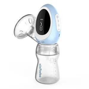 USB 충전 전기 휴대용 모유 수유 유방 우유 펌프 BPA 무료 실리콘 충전식 유방 펌프
