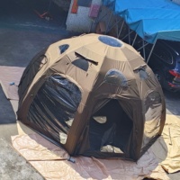Carpa Inflable Redonda Estilo Palacio con Bomba Gratuita
