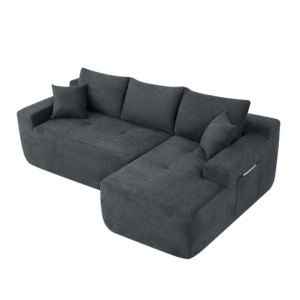 85" Cloud Sectional Couch With L-Shape Chaise,Modern Modular <strong>Sofa</strong> With Deep Seat,Upholstered Couches For Living Room Bedroom - Product Image 6