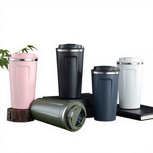 Vaso Térmico de Acero Inoxidable de Doble Pared de Alta Calidad, Personalizado, Libre de BPA, con Pantalla LED Inteligente de Temperatura, 380 ml, 510 ml, para Café y Leche - Product Image 1