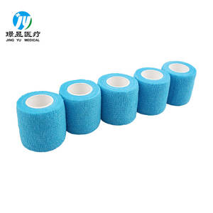 Bandage Cohésif Auto-Adhésif Élastique Facile à Déchirer, Vente <span class=keywords><strong>en</strong></span> Gros, Personnalisé, <span class=keywords><strong>pour</strong></span> Usage Médical et Vétérinaire - Product Image 2