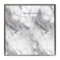 Autocollants muraux en marbre 3D modernes 60*60cm, étanches, style plaqué or, antistatiques, pour différentes conceptions, pour décoration murale