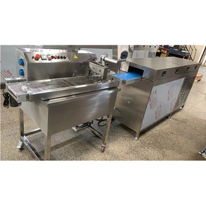 Tự động 8kg sô cô la khuôn dây chuyền sản xuất máy sô cô la lớp phủ enrobing máy - Product Image 5