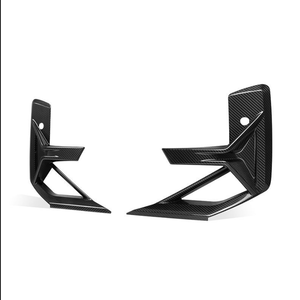 Buen ajuste, kit de parachoques delantero de fibra de carbono puro para <span class=keywords><strong>BMW</strong></span> X3M F97 LCI <span class=keywords><strong>2022</strong></span> +, difusor divisor frontal de labio delantero, alerón de falda lateral - Product Image 4