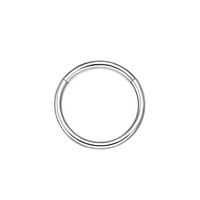 Anneau de nez articulé en acier 316L avec pierre CZ, pour septum, cartilage d'oreille, tragus, hélix, lèvre, piercing corporel