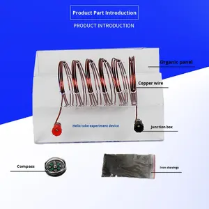 Instrumento de Enseñanza de Física de Alta Demanda: Aparato de Experimento de Solenoide Electrificado para el Campo Magnético de Corriente, Regla de la Mano Izquierda y Ampere - Product Image 3