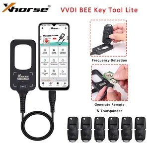 Xhorse VVDI BEE Key Tool Lite Frequency Detection Transponder Clone with 6 XKB501EN Wire Key Support Android with Type C Port