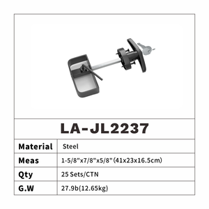 US Local Stock moderne poignée en T <span class=keywords><strong>serrure</strong></span> hangar porte fer loquet <span class=keywords><strong>serrure</strong></span> Kit clôture porte loquet pour toute porte battante de bâtiment - Product Image 6