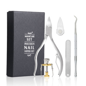 Kit de pédicure professionnel en acier inoxydable, correcteur d'ongles incarnés, outil de suppression des cuticules et des callosités, pour usage domestique - Product Image 2