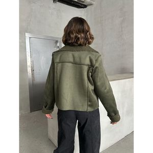 Manteaux en daim synthétique pour femmes, vestes en gros - Product Image 1