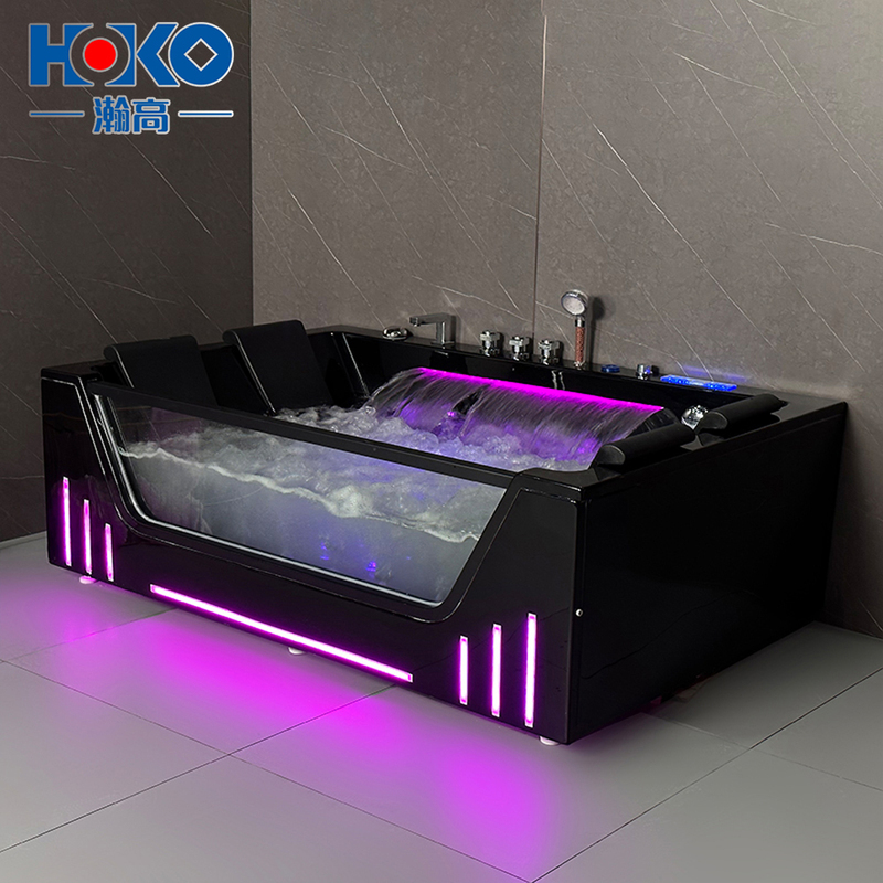 HOKO Black Indoor whirlpool Tub whirlpool