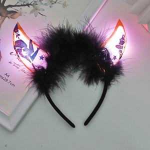 Bandeau fantôme pour enfants Guirlande de cheveux rougeoyante Bandeau LED clignotant pour les événements de fête d'Halloween Bandeau lumineux - Product Image 6