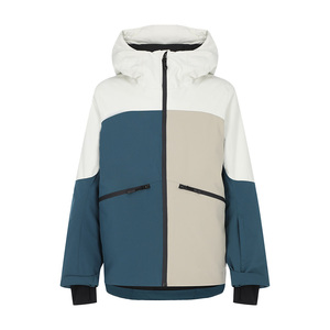 Vêtements de <span class=keywords><strong>ski</strong></span> et de neige pour garçons et filles, vêtements de <span class=keywords><strong>sport</strong></span> d'hiver chauds et coupe-vent pour activités de plein air, capuche amovible, poignets ajustables avec velcro - Product Image 6