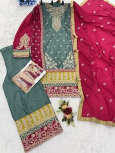 Nouvelle conception de salwar kameez Varnika pour femmes, tenue de fête et de mariage, salwar pakistani avec dupatta, provenant d'un fournisseur indien - Product Image 6