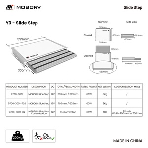 รถบ้านเคลื่อนที่อัตโนมัติ MOBORV พร้อมมอเตอร์สำหรับแปลงเป็นรถพยาบาล น้ำหนักเบา ควบคุมด้วยมือและระบบไฟฟ้า - Product Image 3