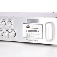 JBHKJ PA-5150USBD 150W Yüksek Kaliteli Ev Amfisi 6 Bölgeli Ses Alıcıları Güç Amfisi Alüminyum Alaşım