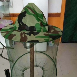 หมวกกันยุงลายพรางพร้อมตาข่ายป้องกันใบหน้า UPF 50 สำหรับตกปลาและเลี้ยงผึ้ง อุปกรณ์ป้องกันกลางแจ้งสำหรับทุกเพศ - Product Image 5