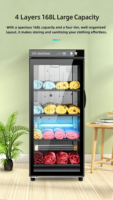 Armoire chauffe-serviettes électrique professionnelle en acier inoxydable avec stérilisation UV et ozone à basse température