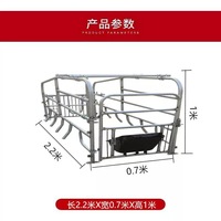 Lits de mise bas en acier de type H neufs et d'occasion, cages automatiques pour porcs avec bande à fumier pour l'industrie agricole et la vente au détail, usage domestique