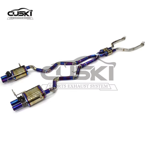 Échappement compatible avec BMW <span class=keywords><strong>335i</strong></span> 335 N54 E90 <span class=keywords><strong>E92</strong></span>, échappement cat-back en titane avec commande de soupape, pièces automobiles, silencieux, échappement direct d'usine - Product Image 2