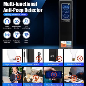Détecteur WiFi intelligent DS626 - Dispositif anti-écoute et anti-caméra <span class=keywords><strong>espion</strong></span> |   Positionnement infrarouge pour la protection de la vie privée dans les hôtels - Product Image 3