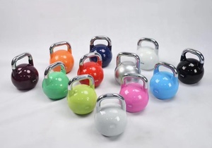 Pesas Rusas de Acero de Alta Calidad Directo de Fábrica, Juego de Kettlebell con Mango Ajustable Cromado, Kettlebell de Competición para Entrenamiento de Fuerza - Product Image 3