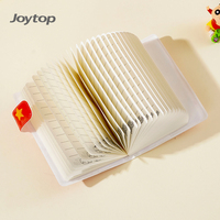 Joytop Carnet en peluche personnalisé OEM, mini-agenda de poche 72K, couverture en PVC, bloc-notes Kawaii pour étudiants, vente en gros